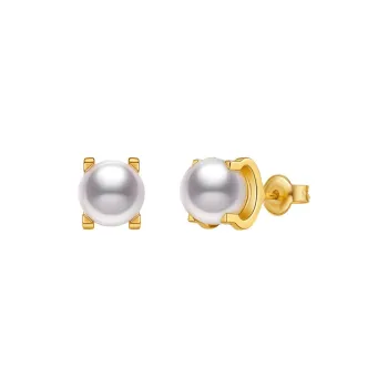 ME LUXE Pearl Stud Earrings Women's
