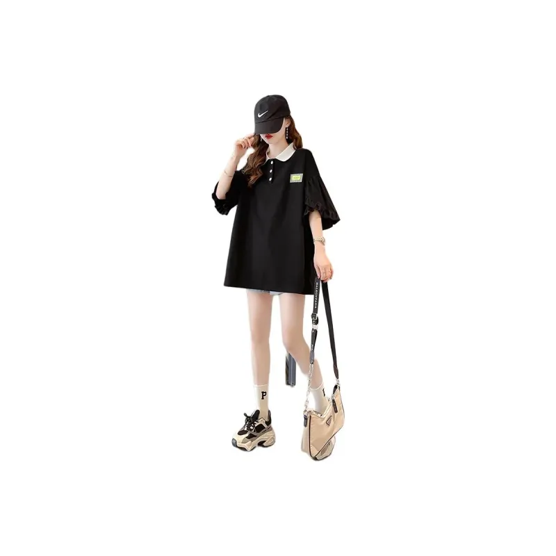 GOSO Drop Shoulder Sleeve T Shirt Women's-0