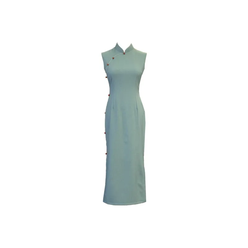 GUOZHEN Sleeveless Dress Women's-0