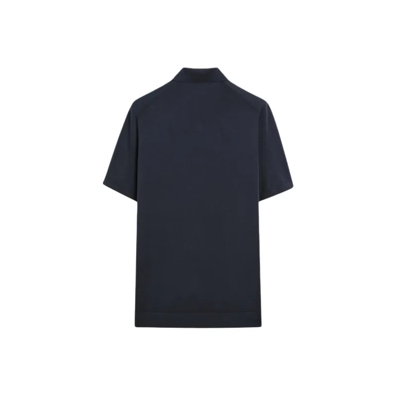 Massimo Dutti Polo Shirts Men Sea Blue-1