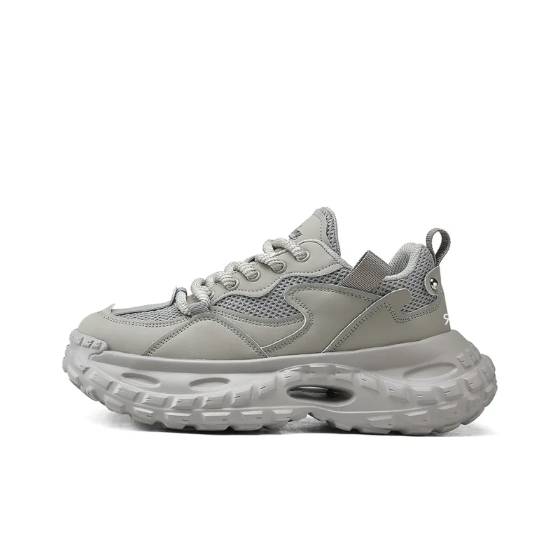 Colorful Creations Slip Resistant, Abrasion Resistant, Breathable, Height Increasing Low Top Chunky Sneakers Men's Box-1