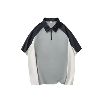 Go it alone Polo Shirts Men Light Gray