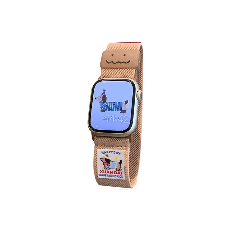 KVZUVUU Apple Compatibility Watch Band Nylon Material-8