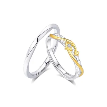 KUMET Sterling Silver Rings Unisex