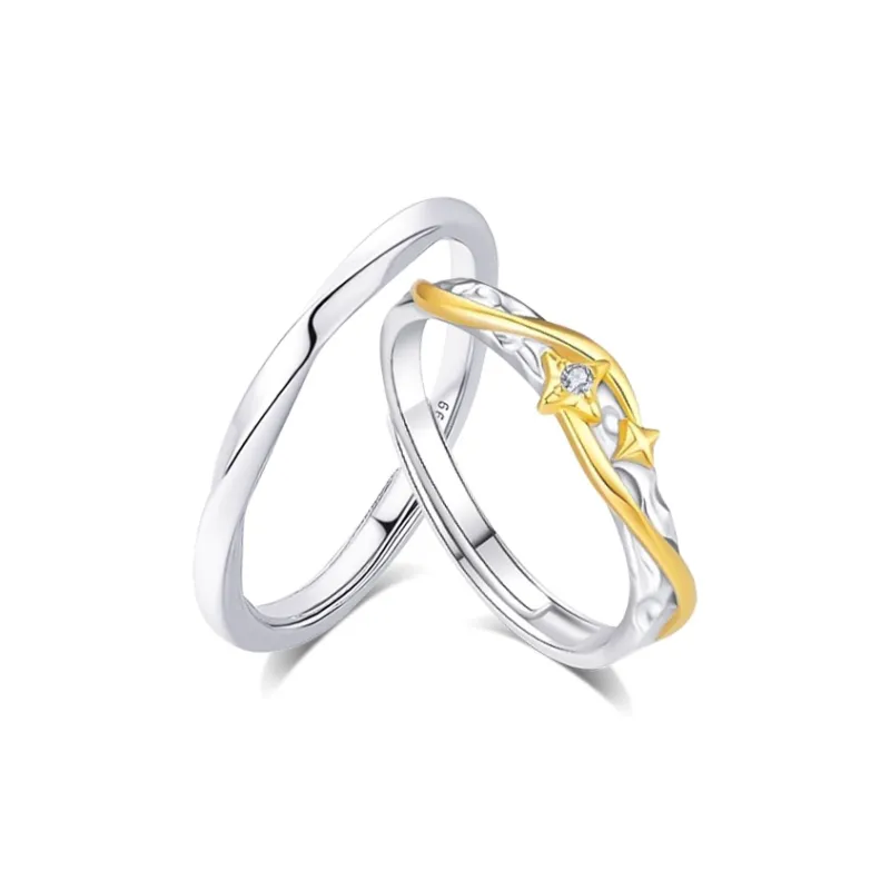 KUMET Sterling Silver Rings Unisex-0