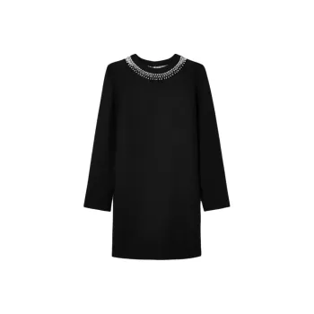GUCCI Long Sleeved Dress Women's Black