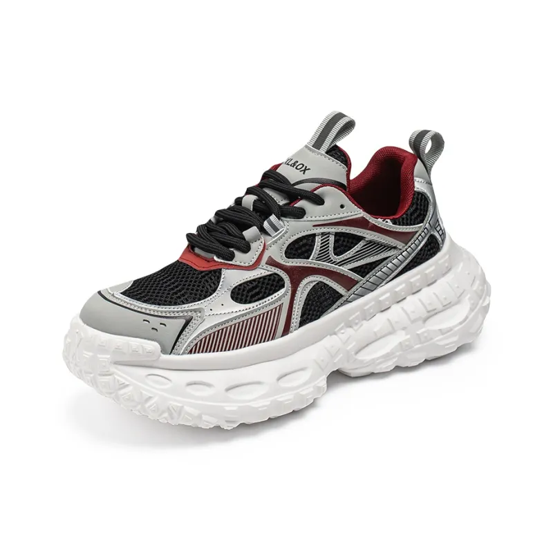 Boogie Bear Breathable Height Increase Low Top Chunky Sneakers Men's-2