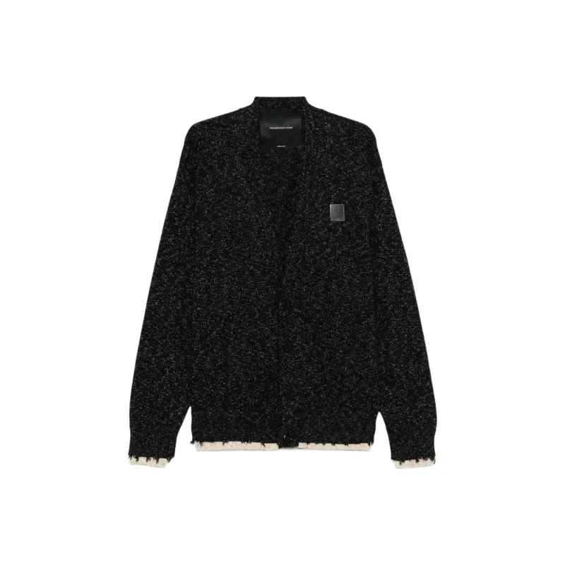 FEDERICO CINA Distressed Cardigan-0