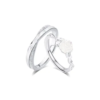 KUMET Sterling Silver Rings Unisex