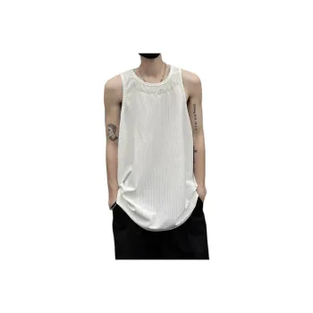 DUATOGE Tank Tops Men White 