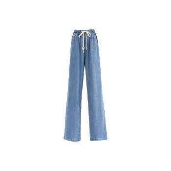 Weixi Casual Pants Women's Washed Blue