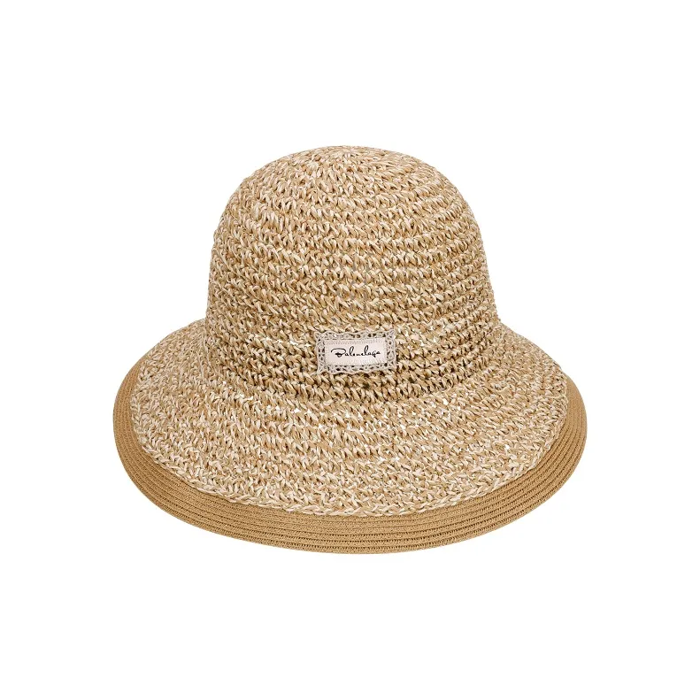 SHINE Paper Reed Material Bucket Hats Women's-7