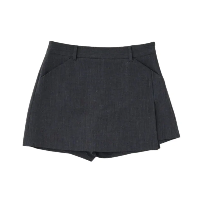 MOUSSY Casual Shorts Women's Dark Gray-0