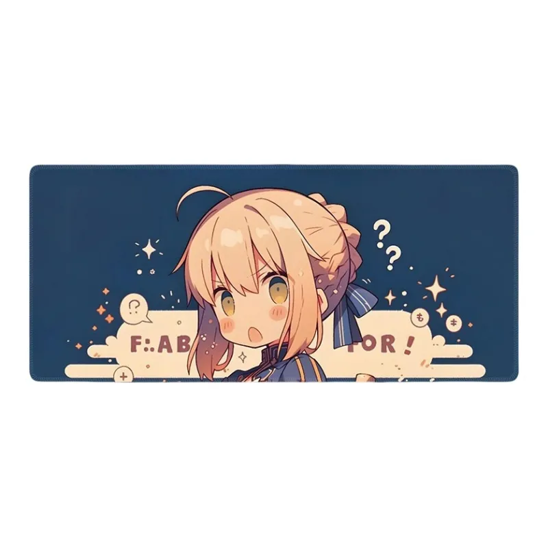 DANYIN Fate Extra Large Saber Anime Table Mats For Esports Gaming Computer Keyboard Mouse Pad Home Use Mouse Pads-9