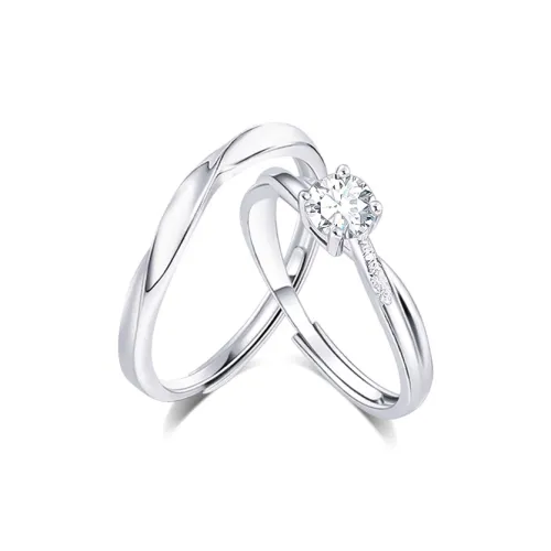 KUMET Sterling Silver Rings Unisex