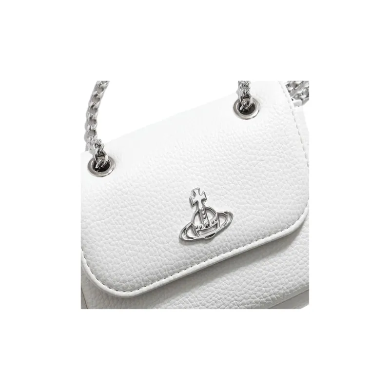 Vivienne Westwood Leather Shoulder Bag Regular Women's White-1