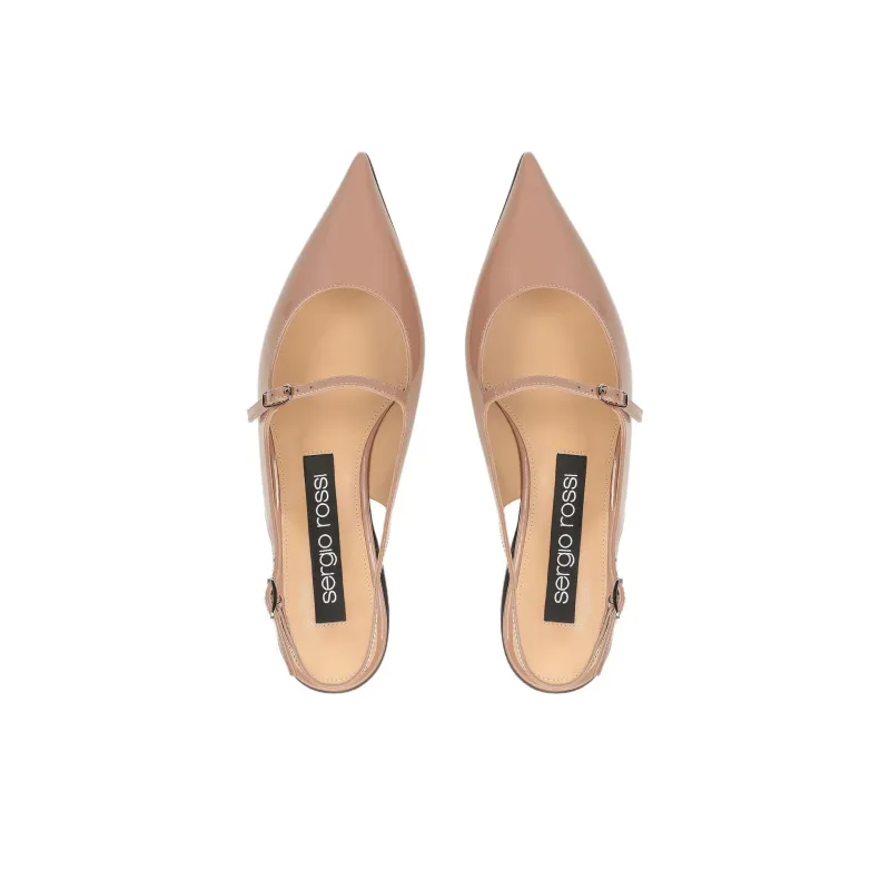 SERGIO ROSSI Godiva Casual Single Shoes Women's Pink-3