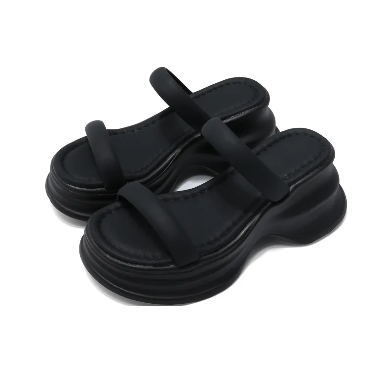 Be Good Rubber Sole Slip Resistant Abrasion Resistant Cushioning Slide Slippers Women's-2