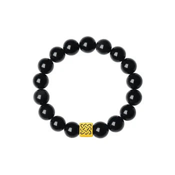 CHINA GOLD Obsidian Bracelets Women's
