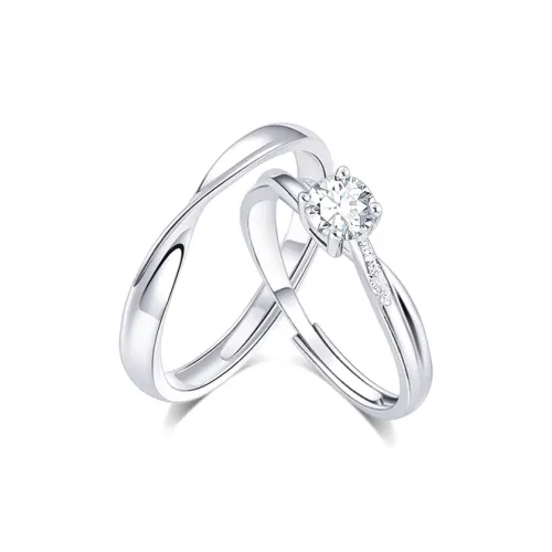 KUMET Sterling Silver Rings Unisex