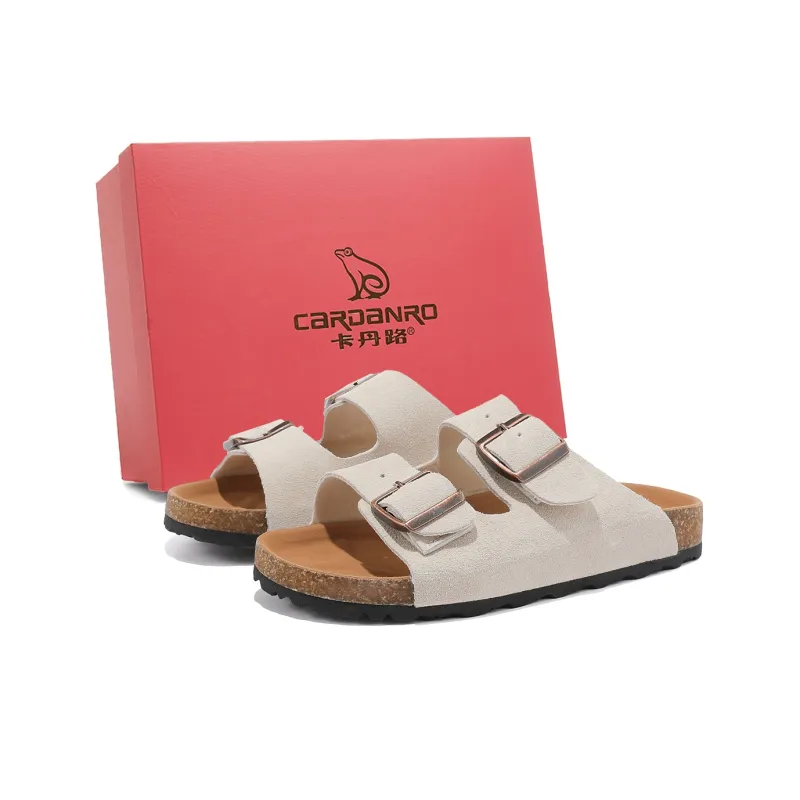 CARDANRO Quiet Slip Resistant Odor Resistant Abrasion Resistant Slide Slippers Women's-16