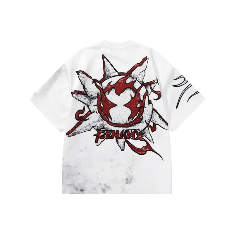 GENANX T Shirts Unisex White-1
