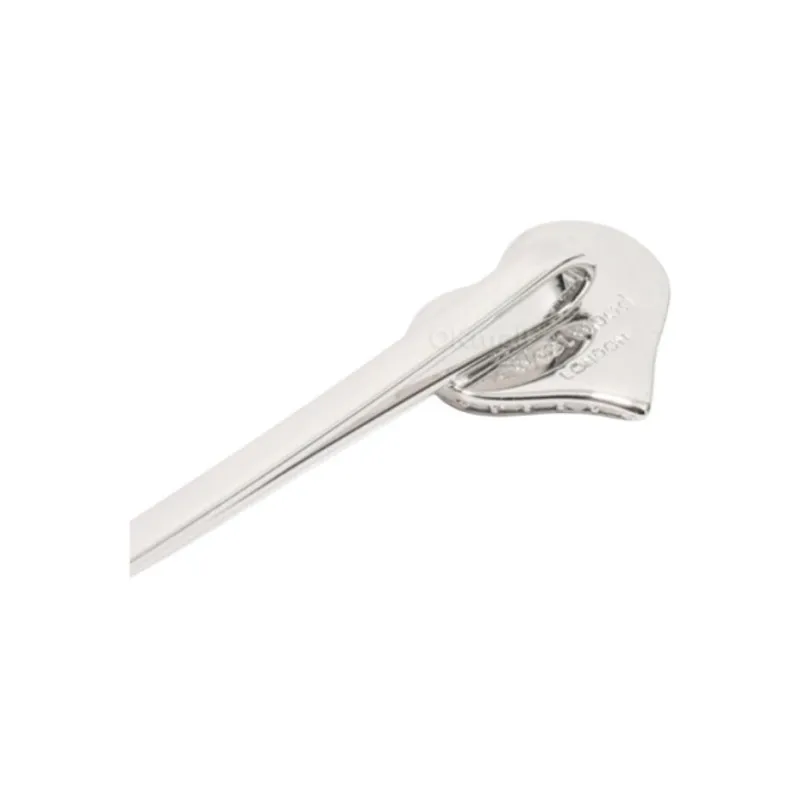 Vivienne Westwood Brass Hair Clips Women's Silver-2