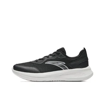 Anta Running Collection Breathable Lightweight Rebound Low Top Casual Training Running Shoes Women's Black