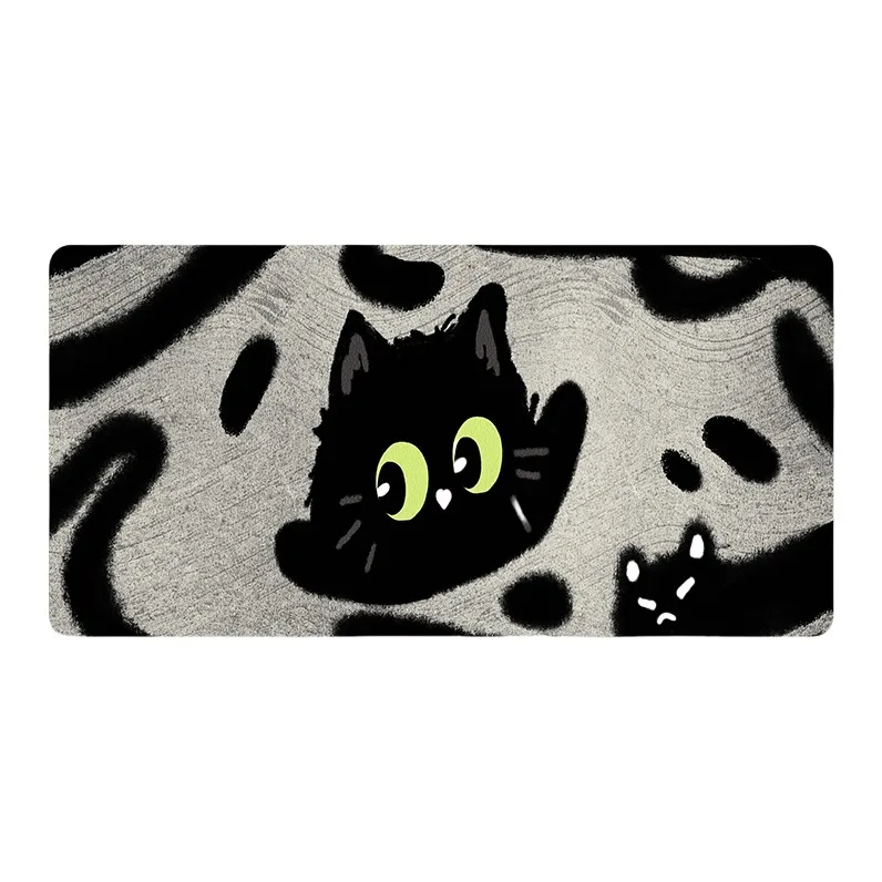DANYIN V SION Line Kitten Extra Large Women's Office Study Gaming Computer Keyboard Leather Desk Mats Mouse Pads-16