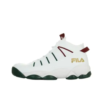 FILA Spaghetti Anti Slip Wear Resistant High Top Casual Shoes Men's White
