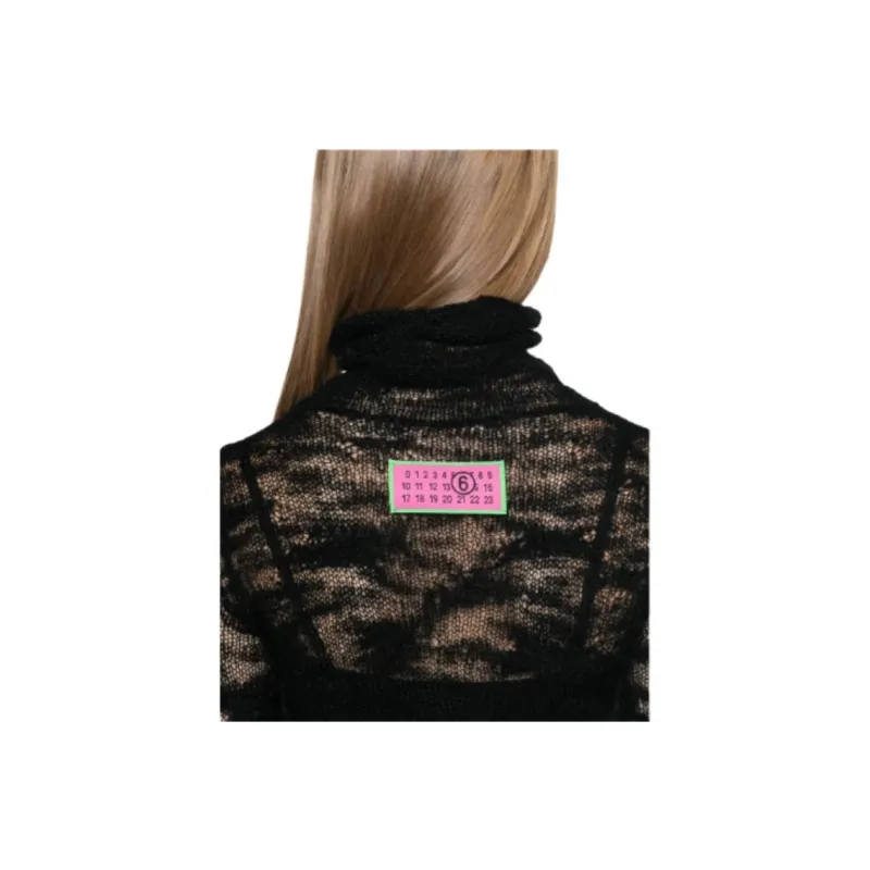 MM6 Maison Margiela Numeric Turtleneck Jumper-4