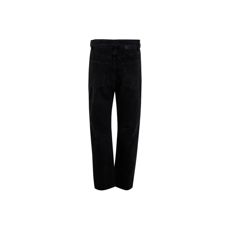 Sacai Belted Straight Jeans-1