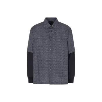 EMPORIO ARMANI Shirt Men's Navy Blue