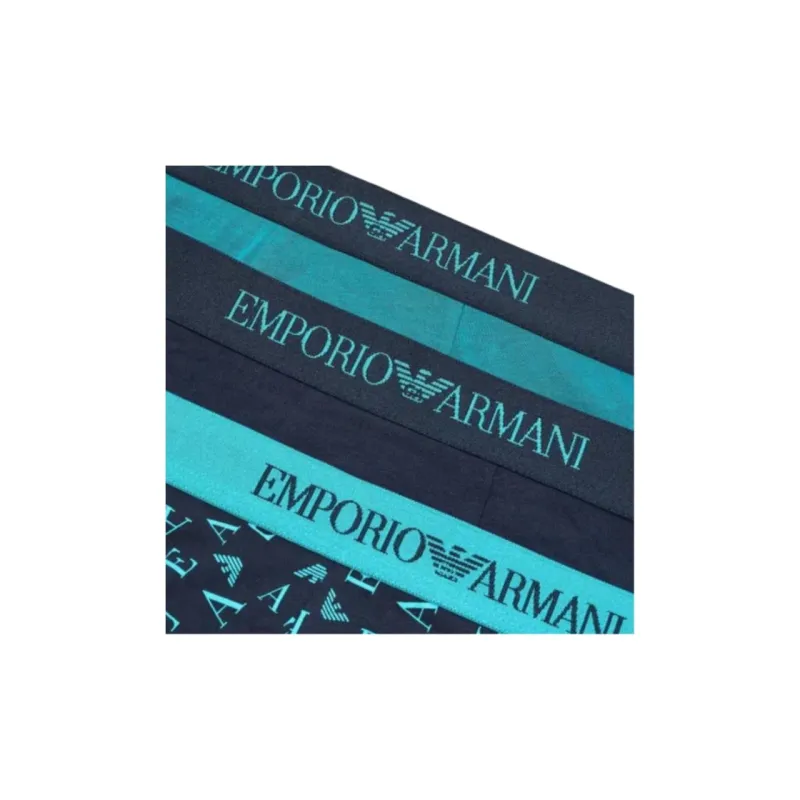 EMPORIO ARMANI Three pack Of Pure Cotton Jersey Boxer Briefs-1