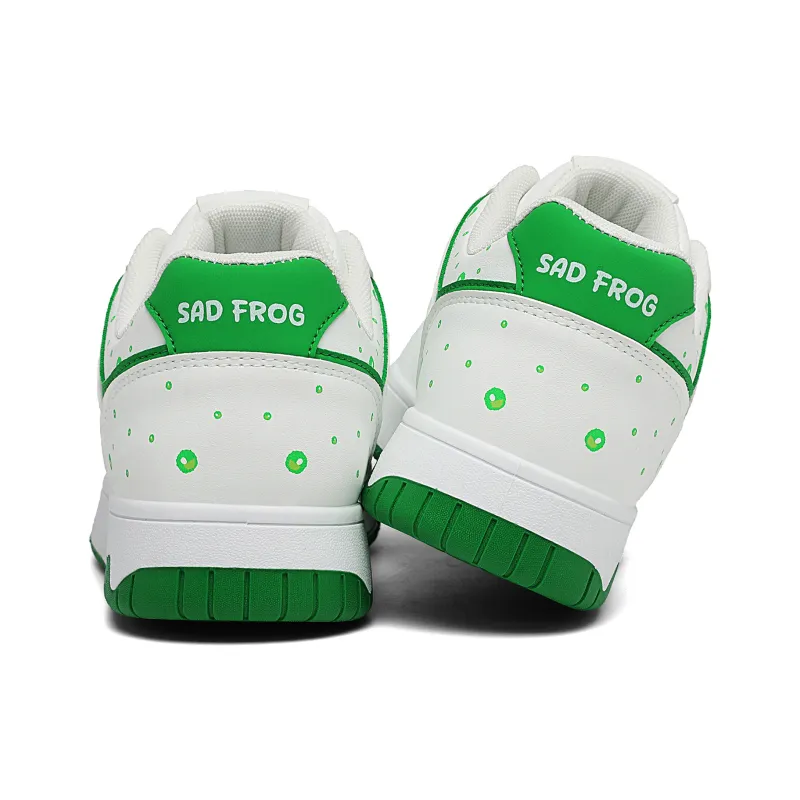 Pepe The Frog Low Top Skateboard Shoes Men's-17