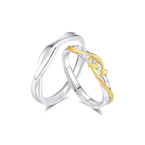KUMET Sterling Silver Rings Unisex