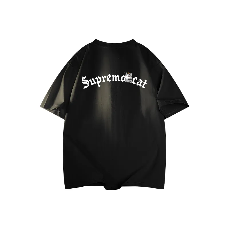 Supremo Cat T Shirts Unisex-0