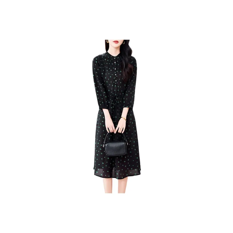 Yi Mengyuan Long Sleeved Dress Women's-0