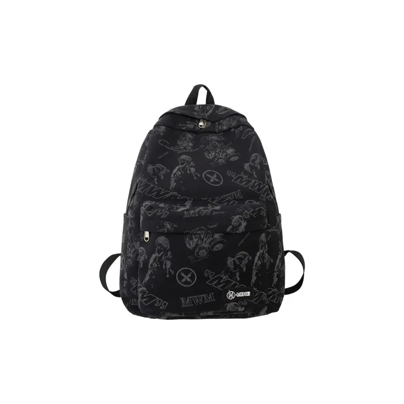 Kewuku Nylon Backpack Unisex Multicolor-4