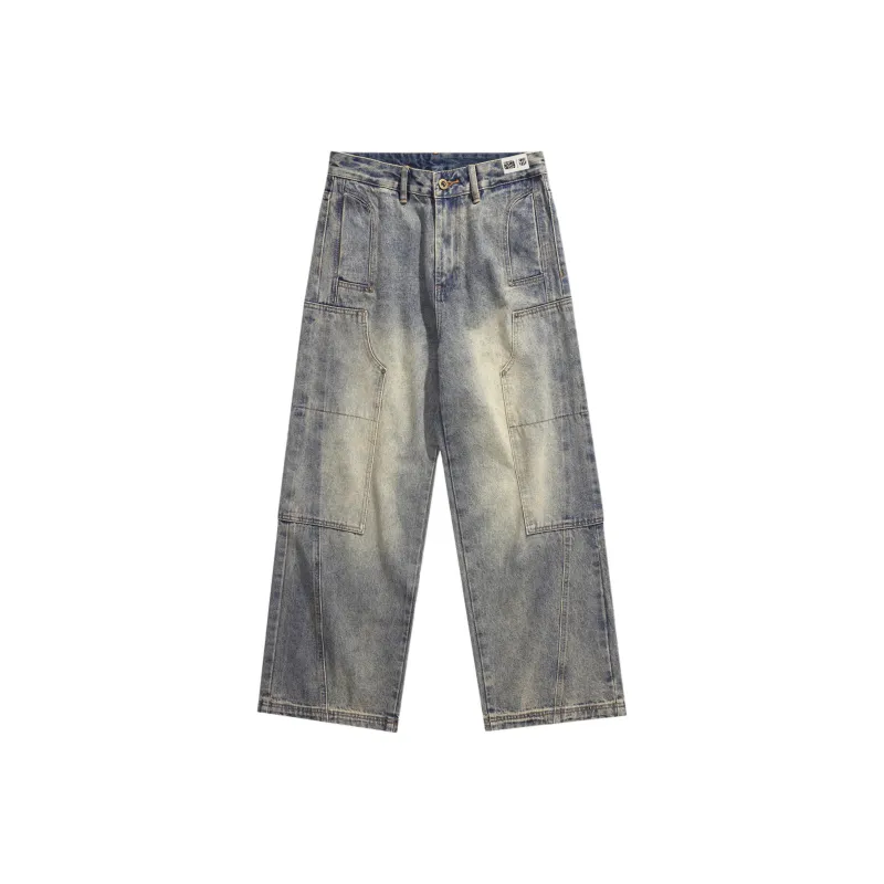 FCB ARCELONA Jeans Unisex Vintage Blue-0