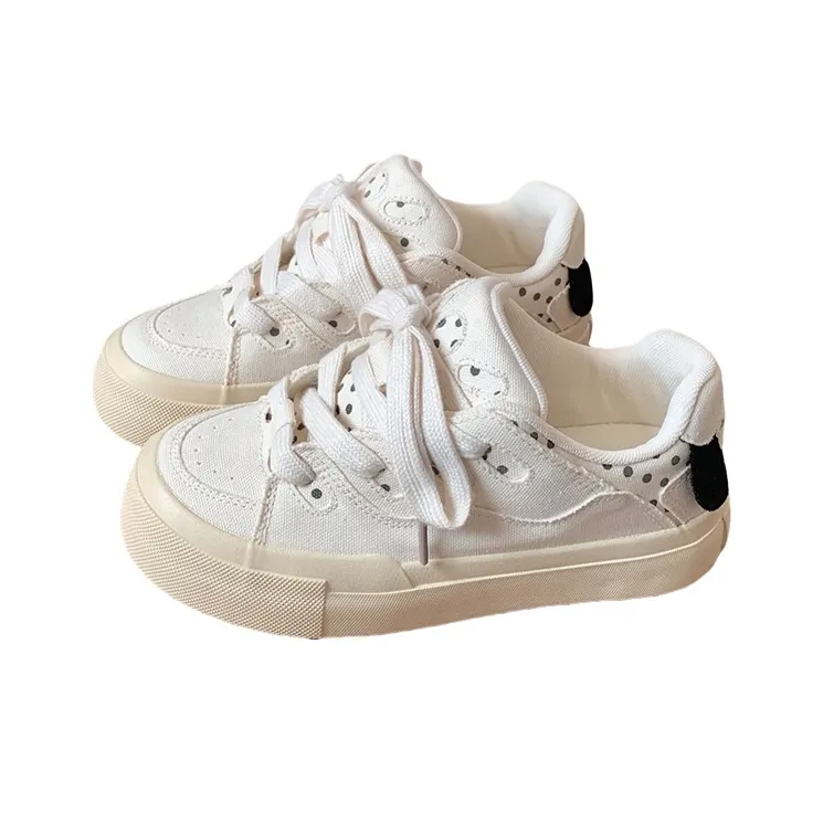WJA Wear resistant, Lightweight, Breathable, And Non slip. Low Top Skateboard Shoes Women's Beige-0