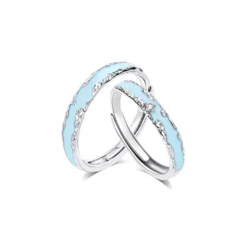 KUMET Sterling Silver Rings Unisex