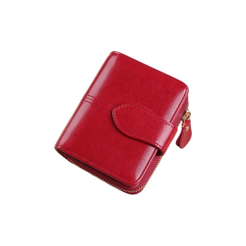 Gorora Cow Leather Wallet Regular Women's Multicolor-2
