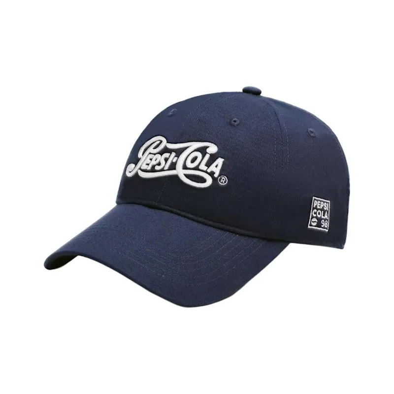 Pepsi Cotton Comfortable Baseball Caps Unisex Black/Ecru/Blue White/Green White/Charcoal Gray/Dark Blue/Brown-0
