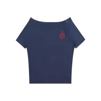 GOSO T Shirts Women's Navy Blue