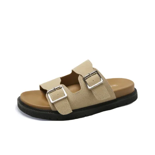 GESHE Rubber Sole Abrasion Resistant Slide Slippers Women's