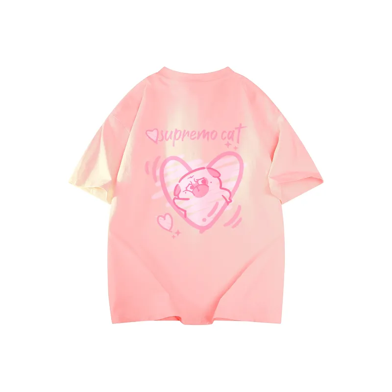 Supremo Cat T Shirts Unisex-4