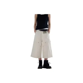 CORNILOT Casual Shorts Unisex White