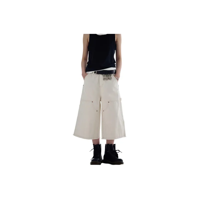 CORNILOT Casual Shorts Unisex White-0