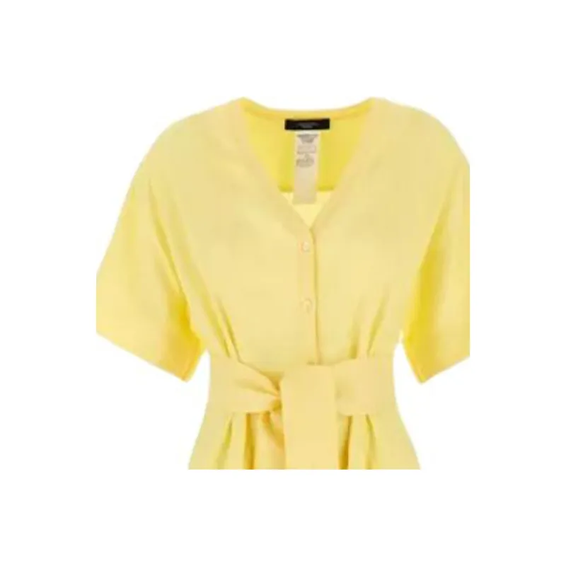 WEEKEND MaxMara Button up Belted Dress-2